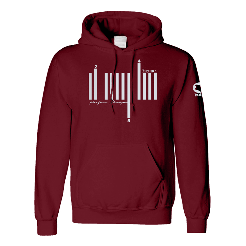 Kids Hoodie - Maroon Red (Heavy Fabric)