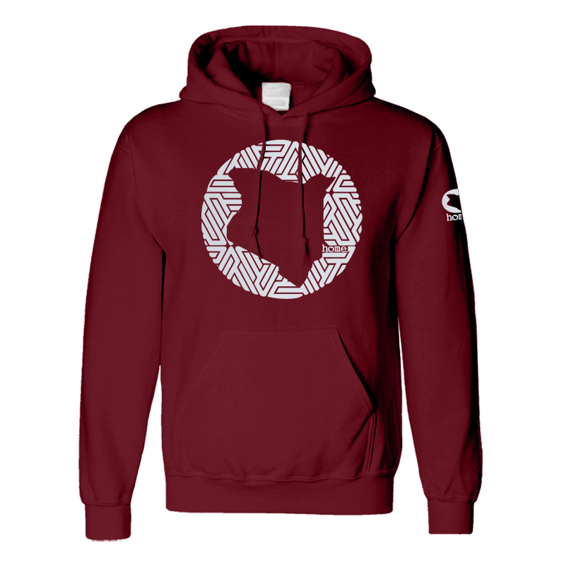 Hoodie - Maroon Red (Heavy Fabric)