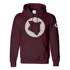 Hoodie - Maroon (Heavy Fabric)