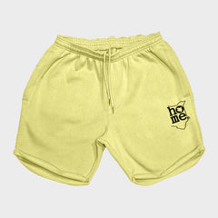 Men's Long Shorts - Canary Yellow (Heavy Fabric)