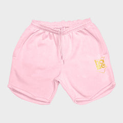 Men's Long Shorts - Crepe Pink  (Heavy Fabric)