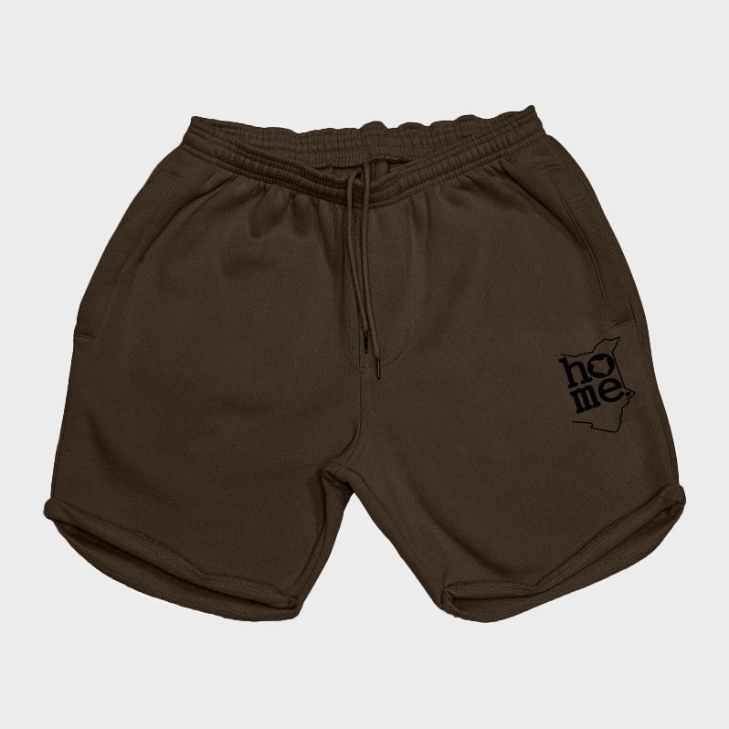 Men's Long Shorts - Dark Brown (Heavy Fabric)