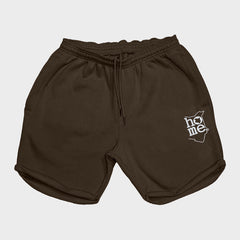 Men's Long Shorts - Dark Brown (Heavy Fabric)