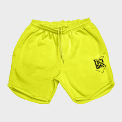 Men's Long Shorts - Lime Green  (Heavy Fabric)