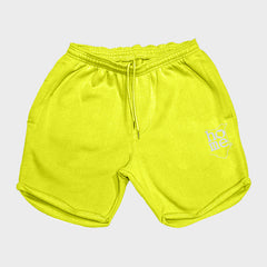 Men's Long Shorts - Lime Green  (Heavy Fabric)