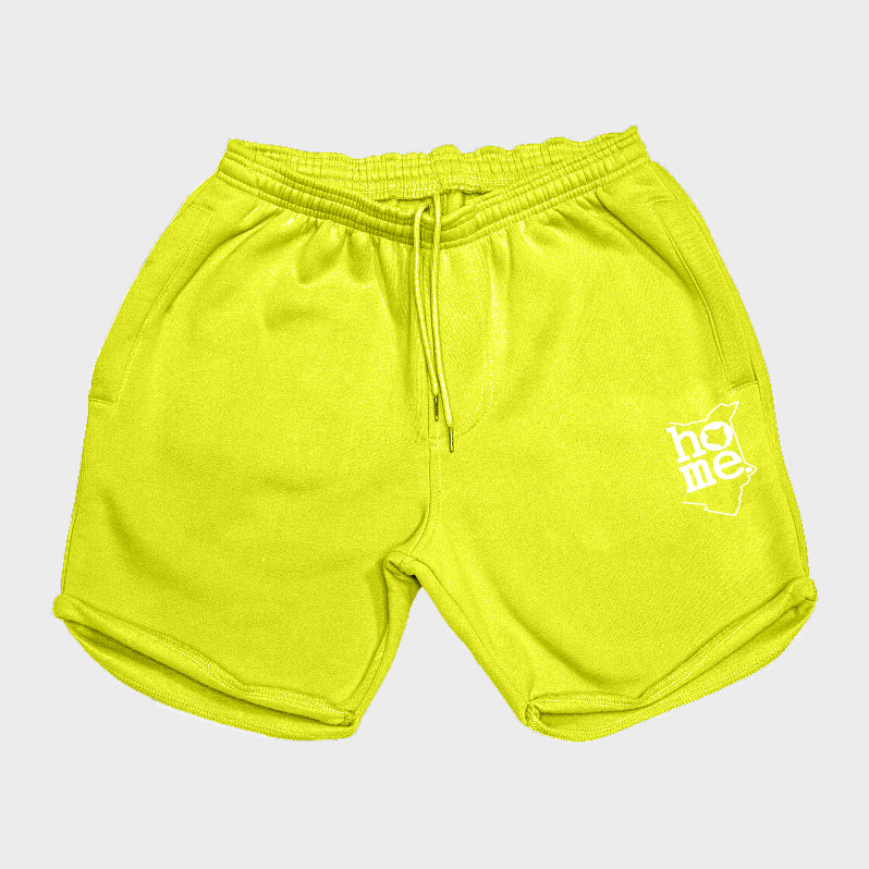 Men's Long Shorts - Lime Green  (Heavy Fabric)