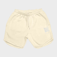 Men's Long Shorts - Off White  (Heavy Fabric)