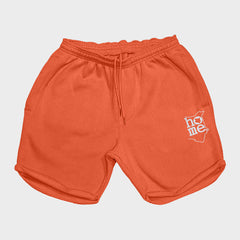 Men's Long Shorts - Orange (Heavy Fabric)
