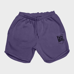 Men's Long Shorts - Purple (Heavy Fabric)