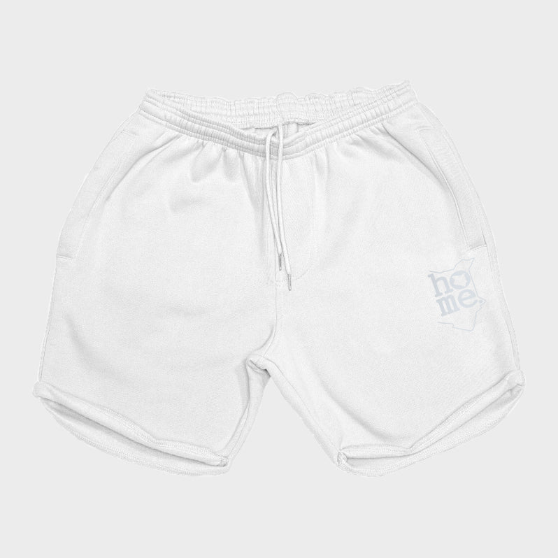 Men's Long Shorts - White (Heavy Fabric)