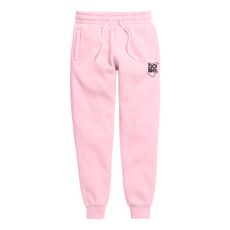 home_254 KIDS SWEATPANTS PICTURE FOR CREPE PINK HEAVY FABRIC BLACK CLASSIC PRINT