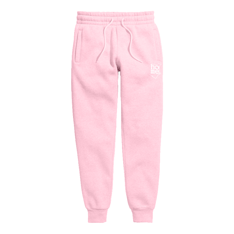 home_254 KIDS SWEATPANTS PICTURE FOR CREPE PINK HEAVY FABRIC WHITE CLASSIC PRINT