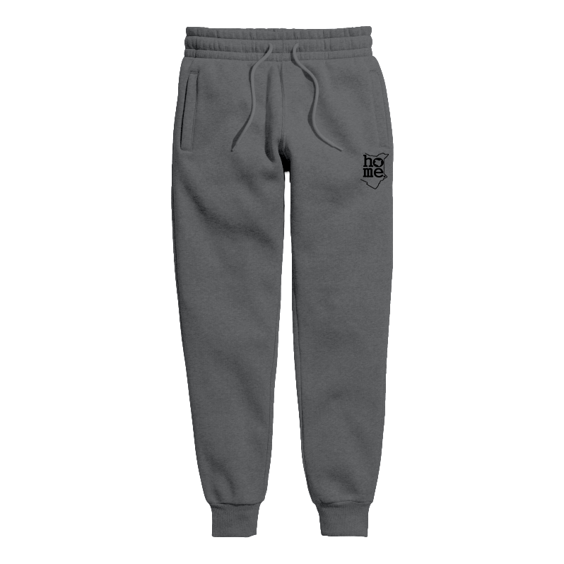 home_254 KIDS SWEATPANTS PICTURE FOR DARK GREY HEAVY FABRIC BLACK CLASSIC PRINT
