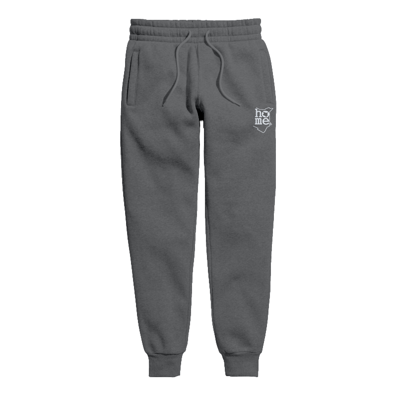home_254 KIDS SWEATPANTS PICTURE FOR DARK GREY HEAVY FABRIC SILVER CLASSIC PRINT
