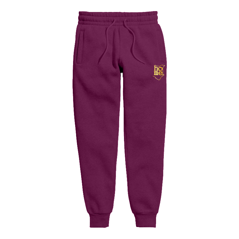 home_254 KIDS SWEATPANTS PICTURE FOR FUCHSIA IN HEAVY FABRIC WITH GOLD CLASSIC PRINT