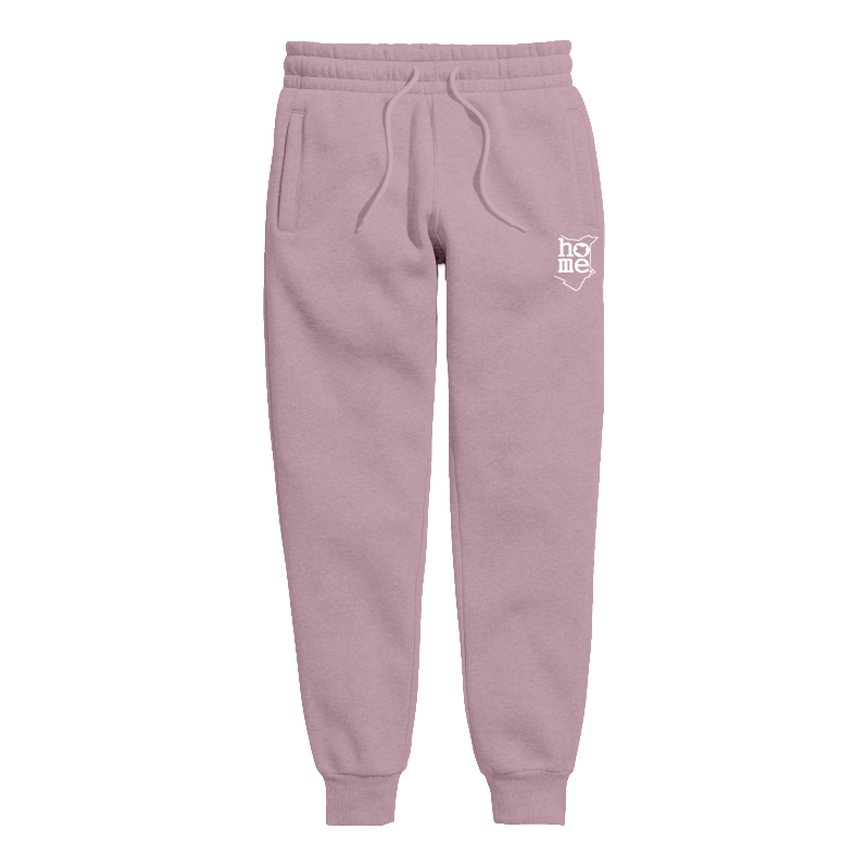 home_254 KIDS SWEATPANTS PICTURE FOR LAVENDER IN HEAVY FABRIC WITH WHITE CLASSIC PRINT