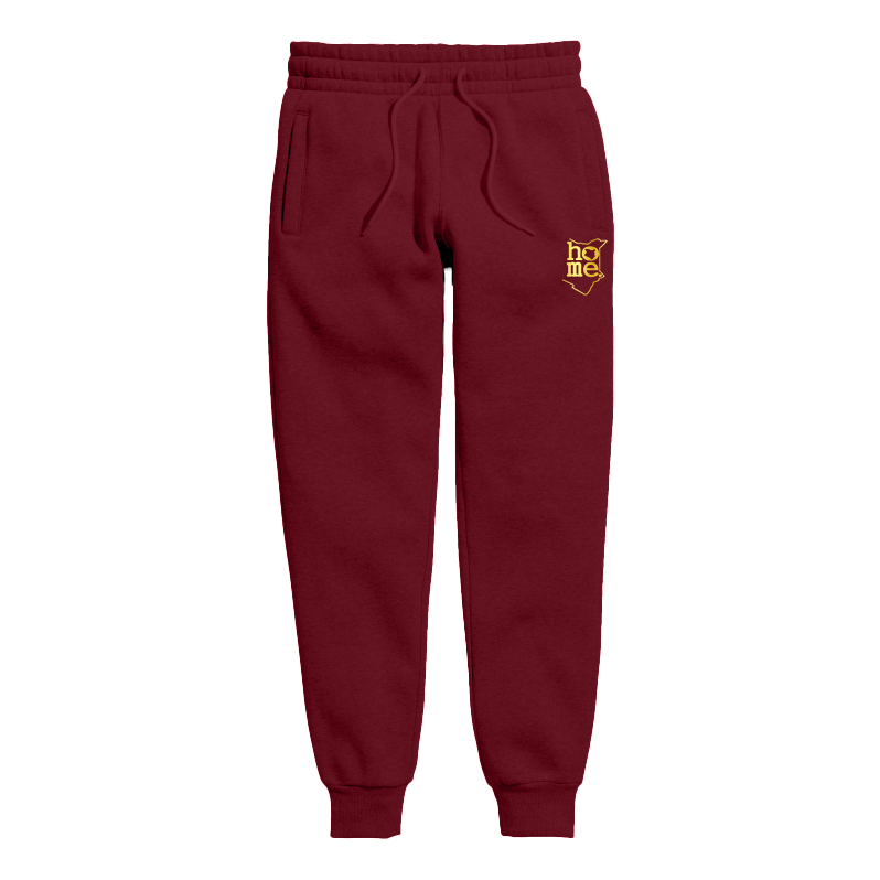 Womens Sweatpants - Maroon Red (Heavy Fabric)