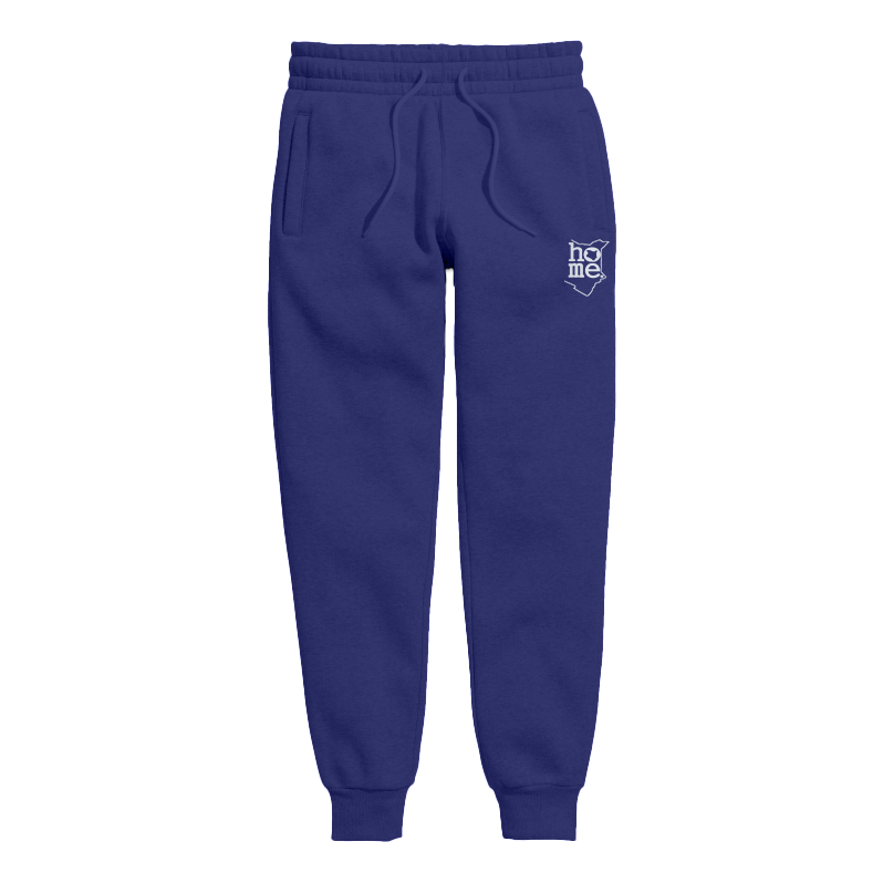 home_254 KIDS SWEATPANTS PICTURE FOR ROYAL BLUE IN MID-HEAVY FABRIC WITH SILVER CLASSIC PRINT