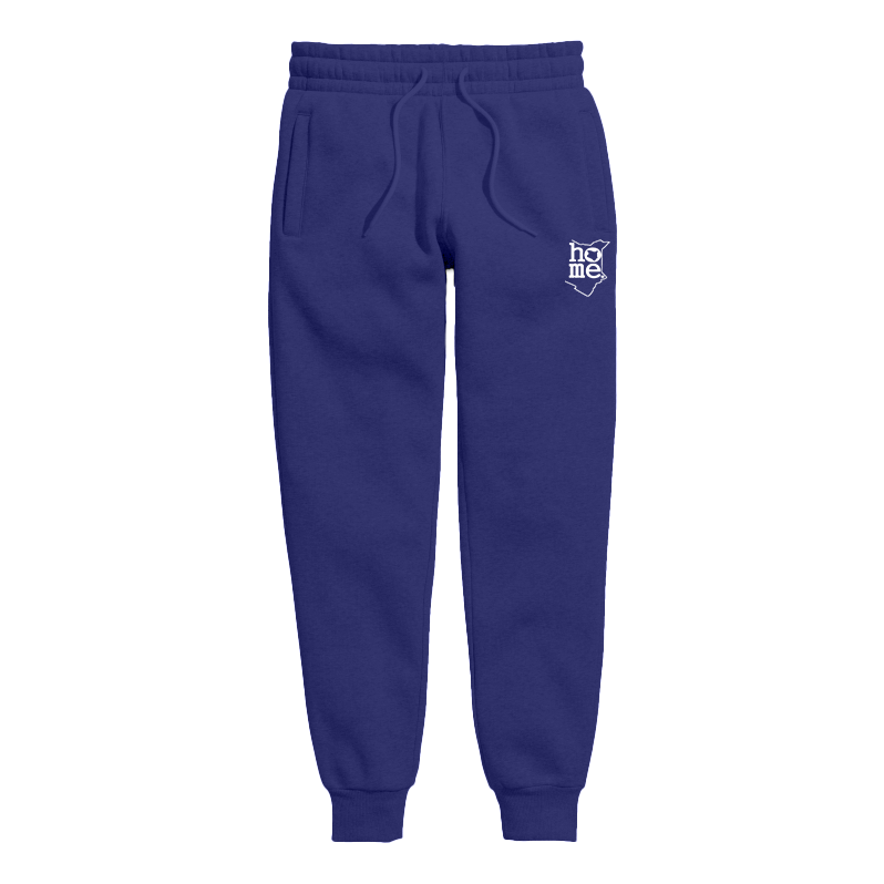 home_254 KIDS SWEATPANTS PICTURE FOR ROYAL BLUE IN MID-HEAVY FABRIC WITH WHITE CLASSIC PRINT
