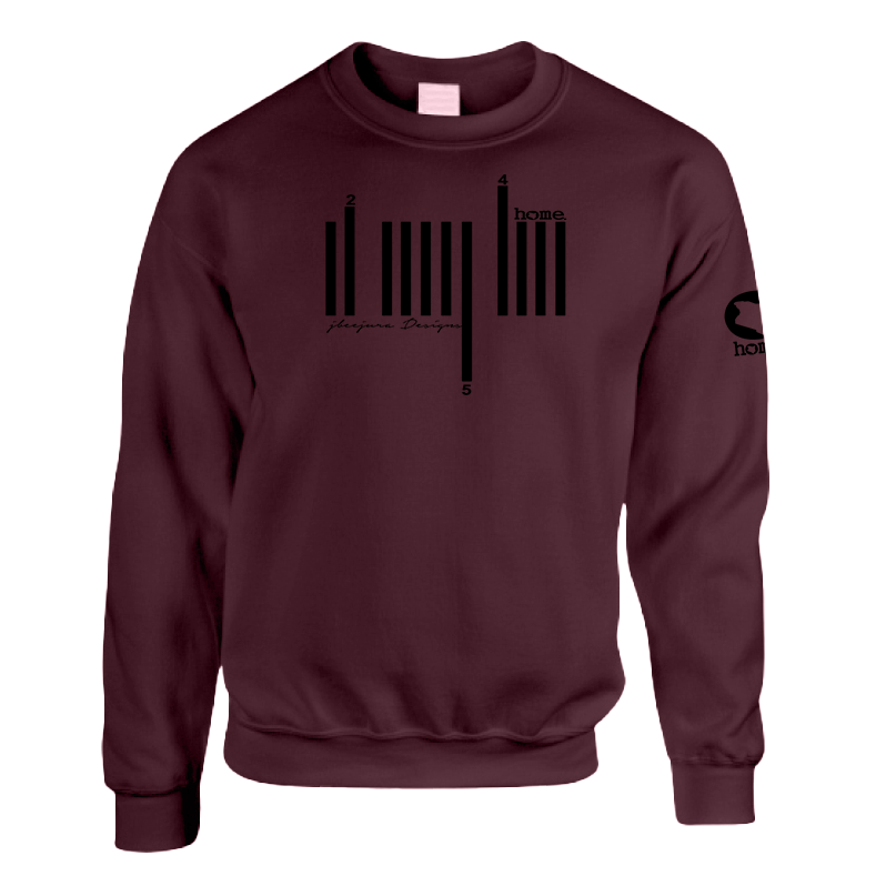 Kids Sweatshirt - Maroon (Mid-Heavy Fabric)