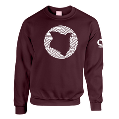 Sweatshirt - Maroon (Mid-Heavy Fabric)