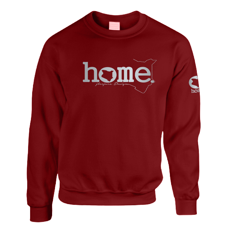 Kids Sweatshirt - Maroon Red (Heavy Fabric)