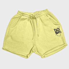 Women's Booty Shorts - Canary Yellow (Heavy Fabric)