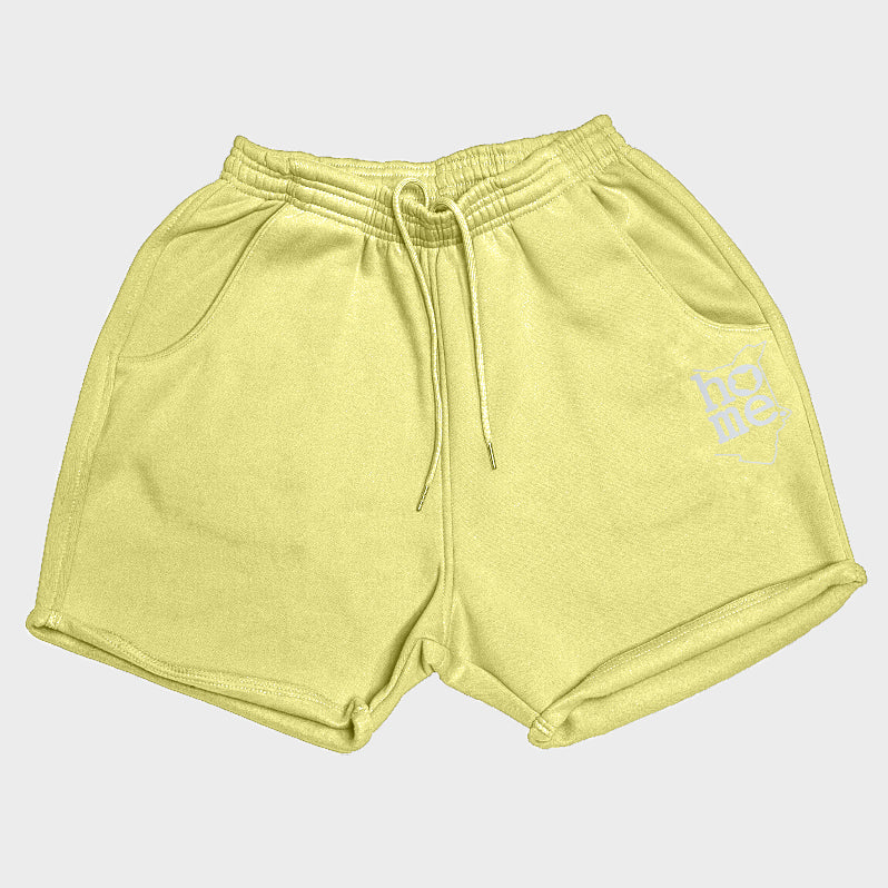 Women's Booty Shorts - Canary Yellow (Heavy Fabric)