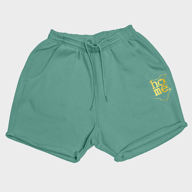 Women's Booty Shorts - Cyan Green (Heavy Fabric)