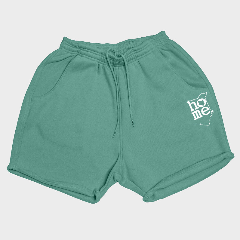 Women's Booty Shorts - Cyan Green (Heavy Fabric)