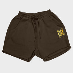 Women's Booty Shorts - Dark Brown (Heavy Fabric)