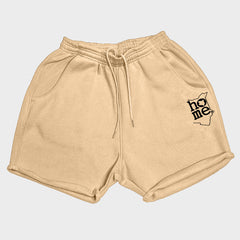 Women's Booty Shorts - Light Brown (Heavy Fabric)