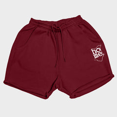 Women's Booty Shorts - Maroon Red  (Heavy Fabric)