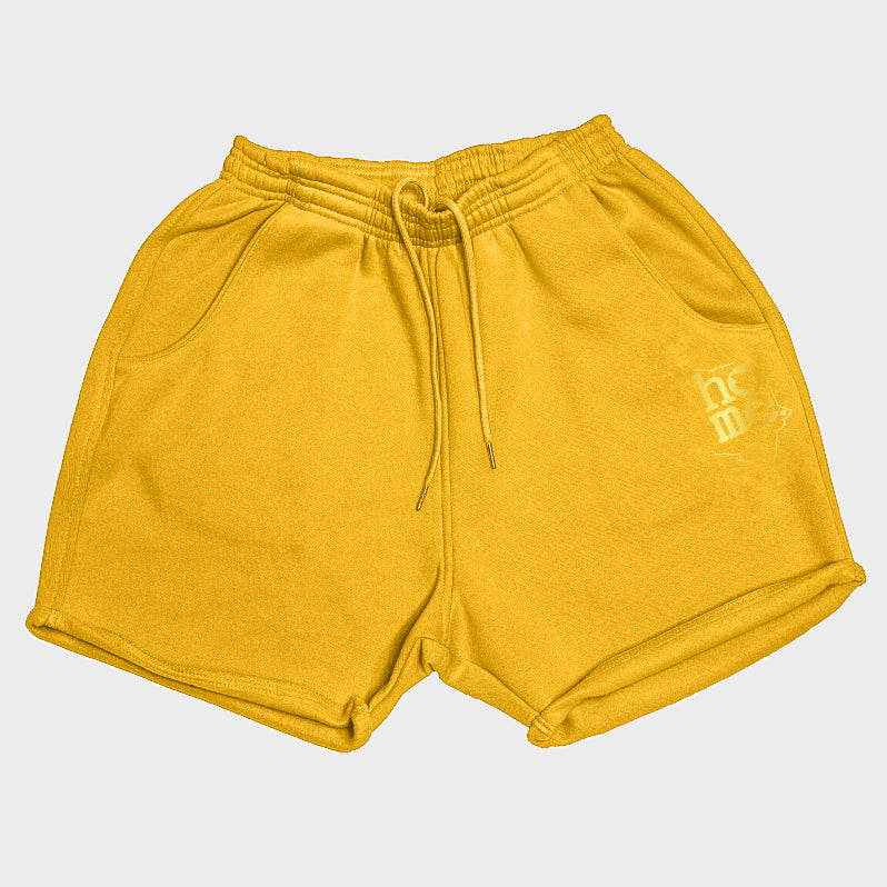 Women's Booty Shorts - Mustard Yellow (Heavy Fabric)