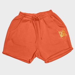 Women's Booty Shorts - Orange (Heavy Fabric)