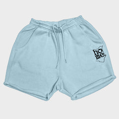 Women's Booty Shorts - Sky Blue (Heavy Fabric)