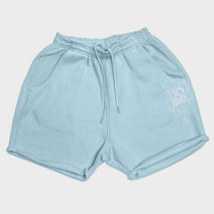 Women's Booty Shorts - Sky Blue (Heavy Fabric)