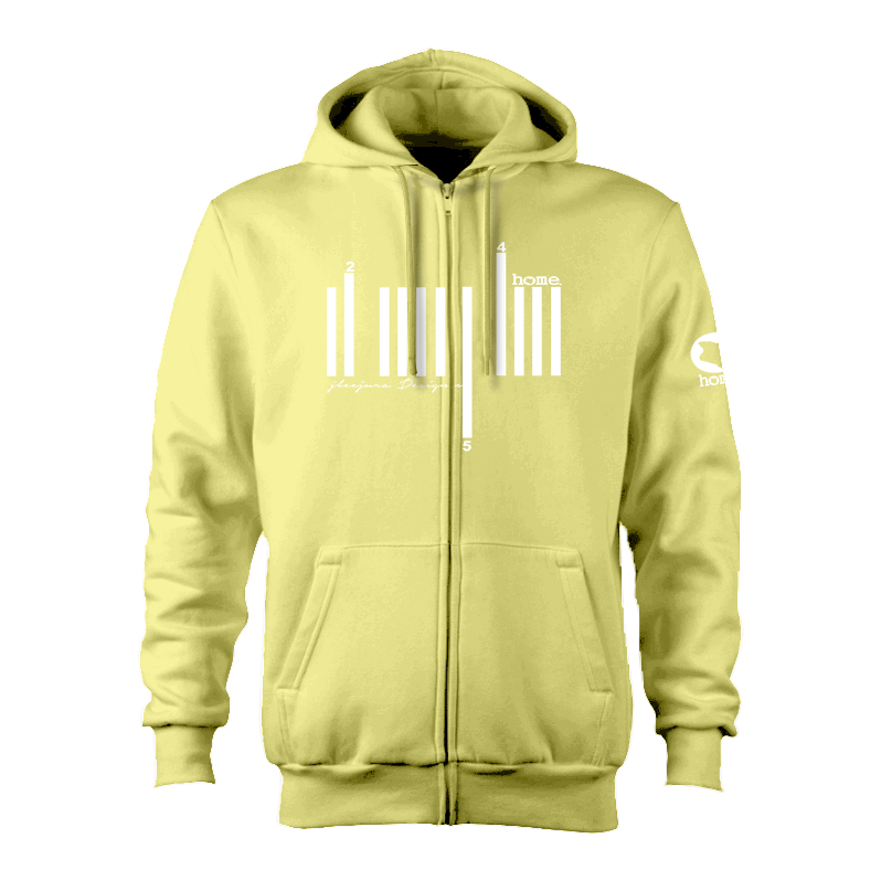 Zip-up Hoodie  - Canary Yellow (Heavy Fabric)