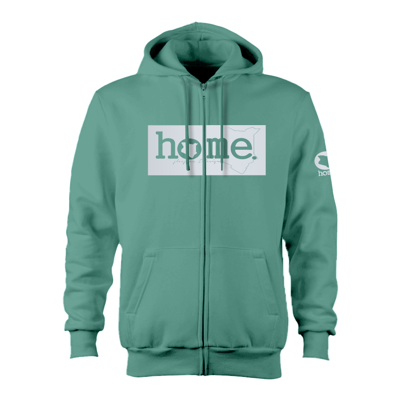 Zip-up Hoodie - Cyan (Heavy Fabric)