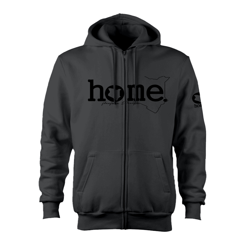 Zip-up Hoodie - Dark Grey (Heavy Fabric)