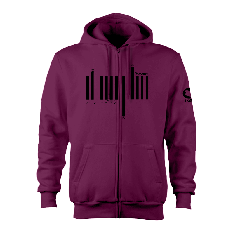 Kids Zip-Up Hoodie  - Fuchsia (Heavy Fabric)