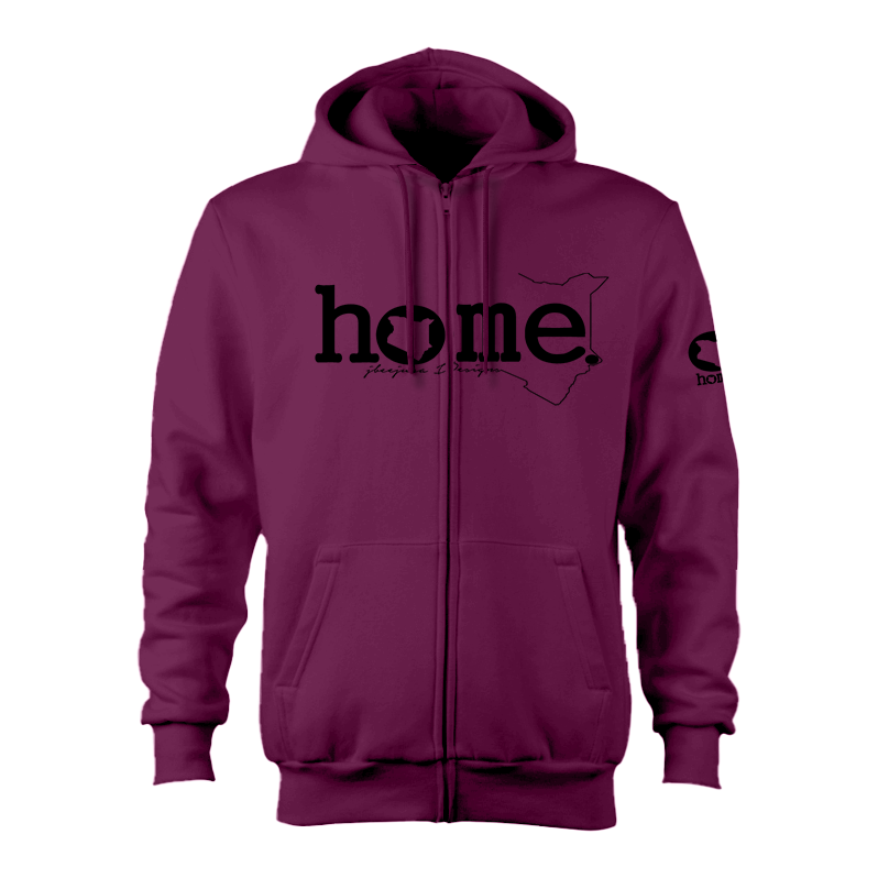 Zip-up Hoodie - Fuchsia(Heavy Fabric)