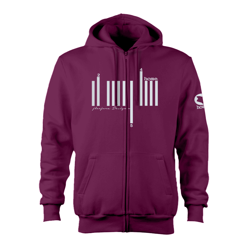 Zip-up Hoodie - Fuchsia(Heavy Fabric)