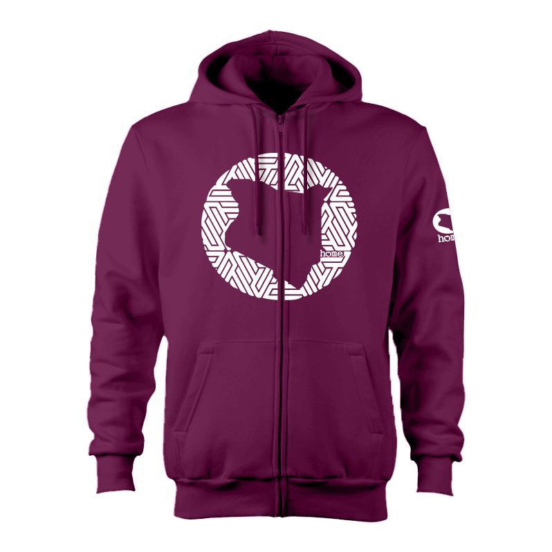 Zip-up Hoodie - Fuchsia(Heavy Fabric)