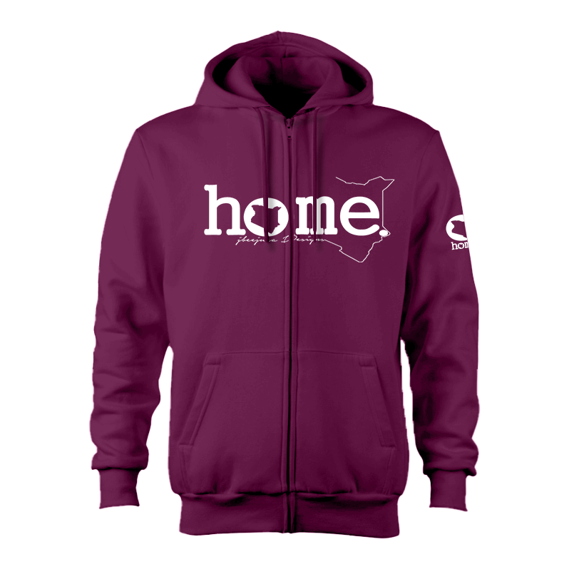 Zip-up Hoodie - Fuchsia(Heavy Fabric)