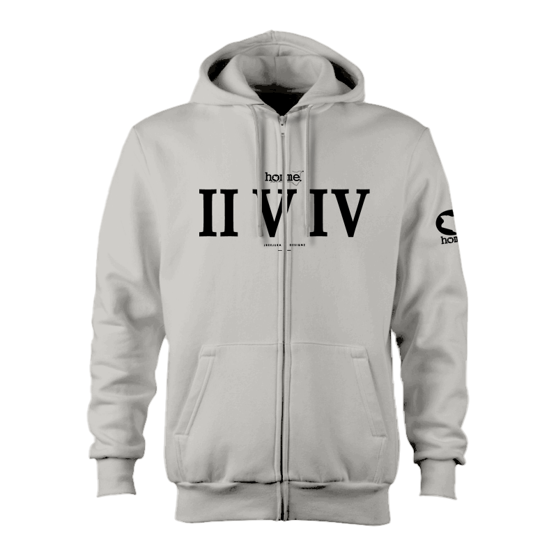 Zip-up Hoodie - Gravel (Heavy Fabric)