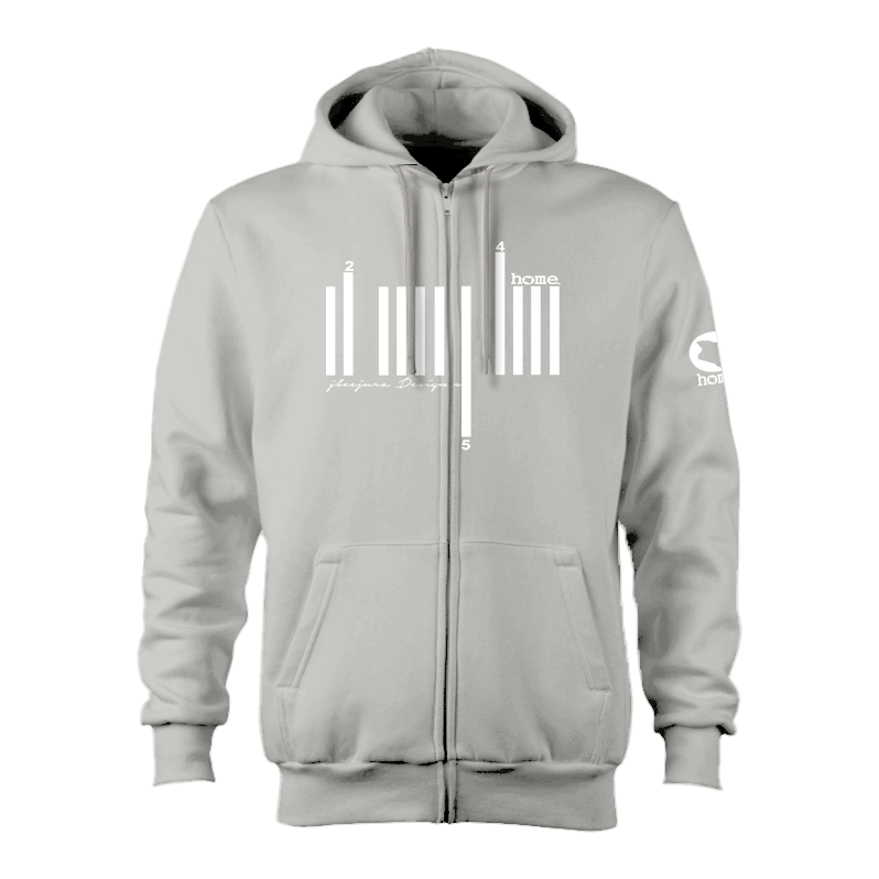 Zip-up Hoodie - Gravel (Heavy Fabric)