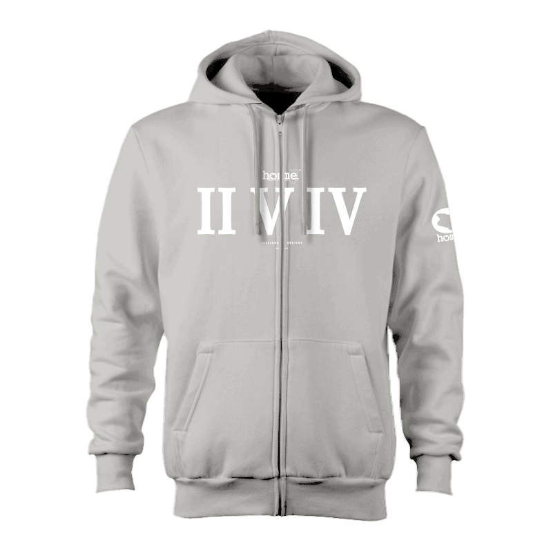 Zip-up Hoodie - Gravel (Heavy Fabric)