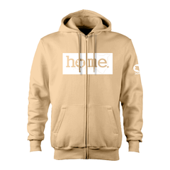 Zip-up Hoodie  - Light Brown (Heavy Fabric)