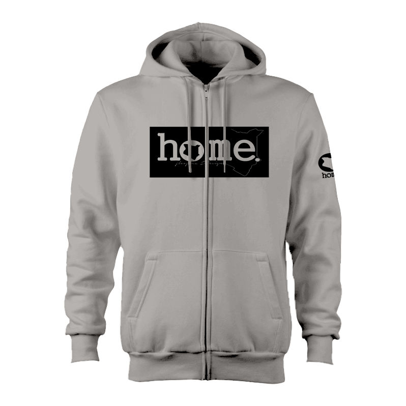 Kids Zip-Up Hoodie  - Light Grey (Heavy Fabric)